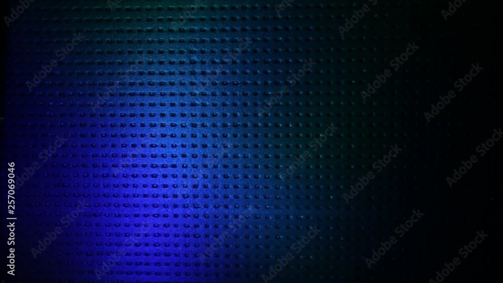 Replacing each other spots of light on a perforated surface Replacing each other spots of light on a perforated surface
