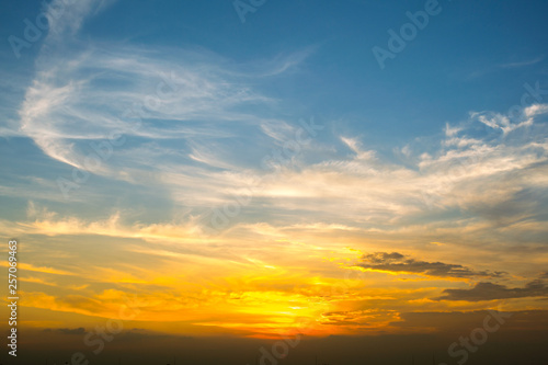 Sunset Sky Background in summer © alice_photo