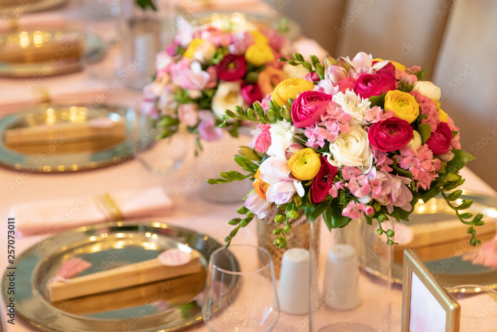 Obraz premium Baby shower dinner table 