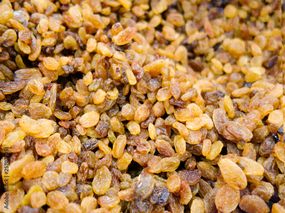 Yellow raisins - dried fruit Yellow raisins - dried fruit