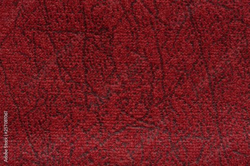 Awesome fabric texture in impressively red colour.