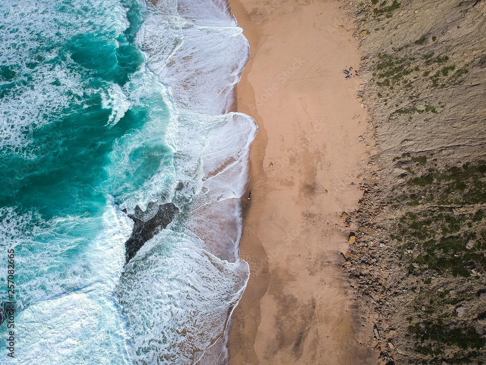 Amazing sandy beach. Aerial view. Amazing sandy beach. Aerial view.