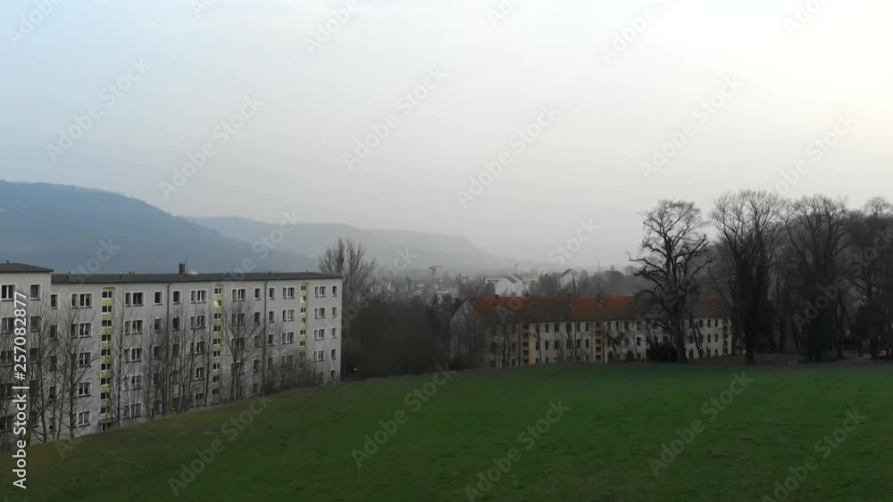 Jena in Thuringia at sunset