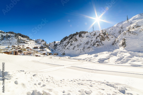 Wallpaper Mural dreamlike snow landscape tyrol Torontodigital.ca