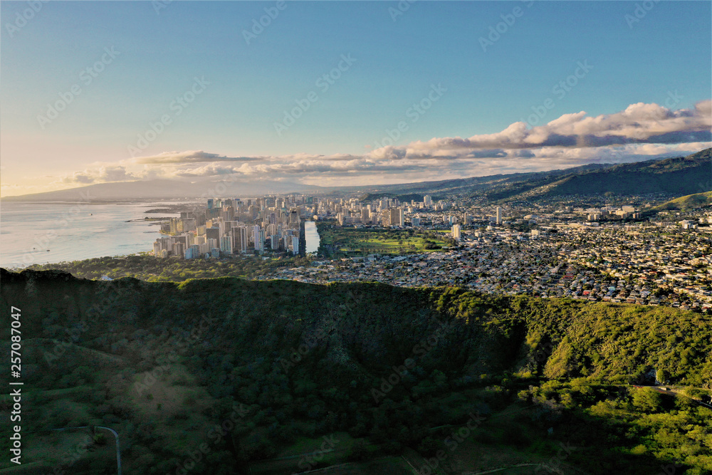 Honolulu in Hawaii aus der Luft - Hochauflösende Drohnenbilder von Honolulu