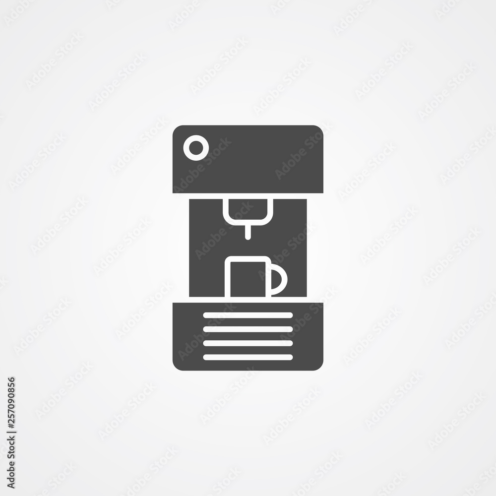 Coffee machine vector icon sign symbol Coffee machine vector icon sign symbol