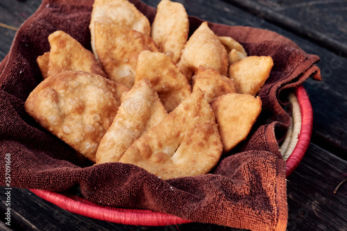 Belizean Fry Jacks in a Basket