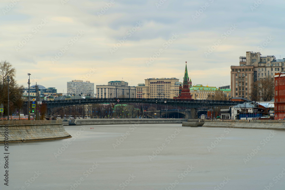 View of Moscow from the Crimean Embankment