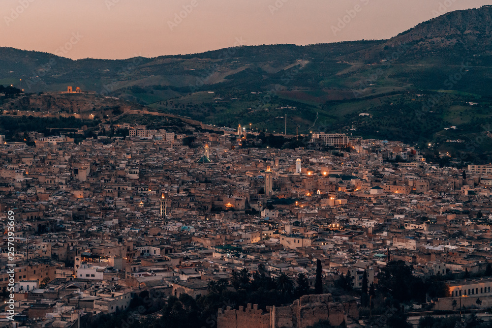 Cityscape of Fez, Morocco