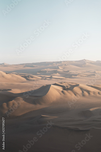 Sand Dunes Ariel View