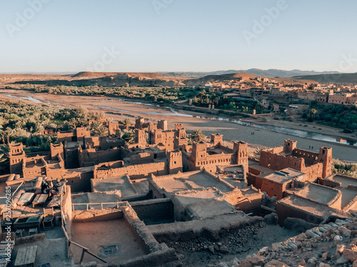 nice architecture of Ait Ben Haddou in Morocco