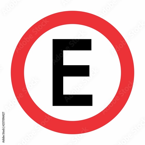 Parking sign illustration