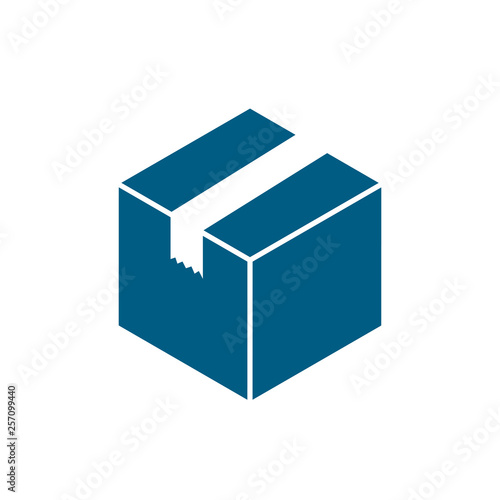 Box exprees icon, delivery logo, shopping sign - vector for stock