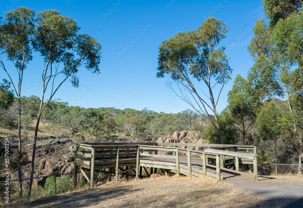 Nigretta Falls Viewing Platform, During Dry Season, Southern Grampians, VIC Nigretta Falls Viewing Platform, During Dry Season, Southern Grampians, VIC