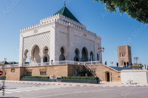 Photo mausoleum of mohammed v in Rabat, Morocco