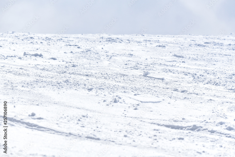 Obraz premium 冬のゲレンデの斜面