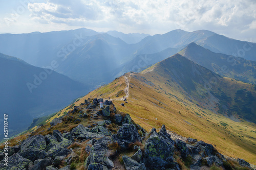 Fototapeta Naklejka Na Ścianę i Meble -  path at the top of the mountains