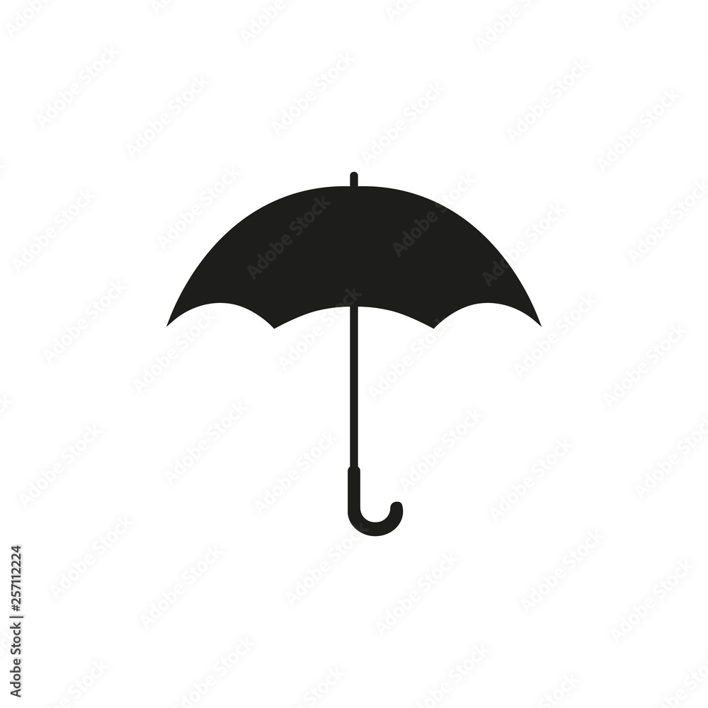 Umbrella icon. Vector illustration. Flat design. Umbrella icon. Vector illustration. Flat design.