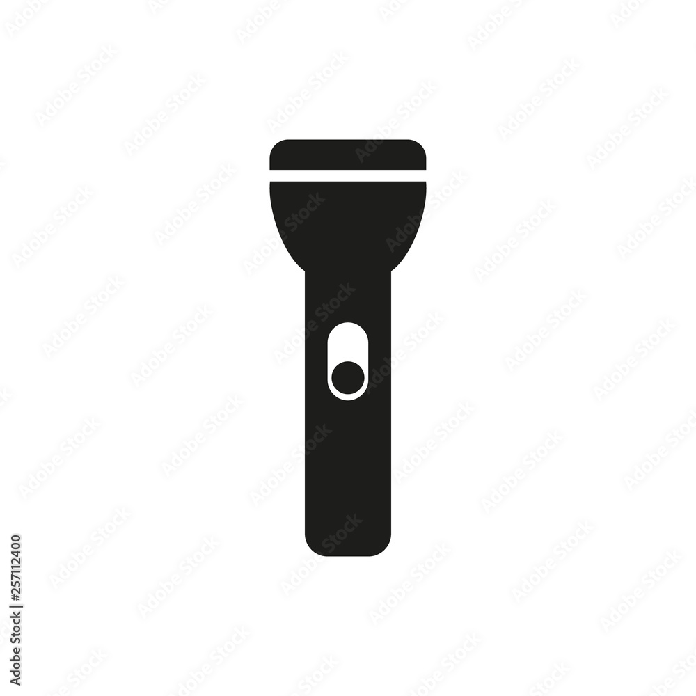Flashlight icon. Vector illustration. Flashlight icon. Vector illustration.
