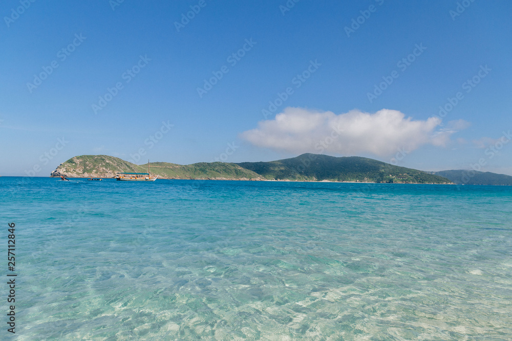 tropical beach and sea