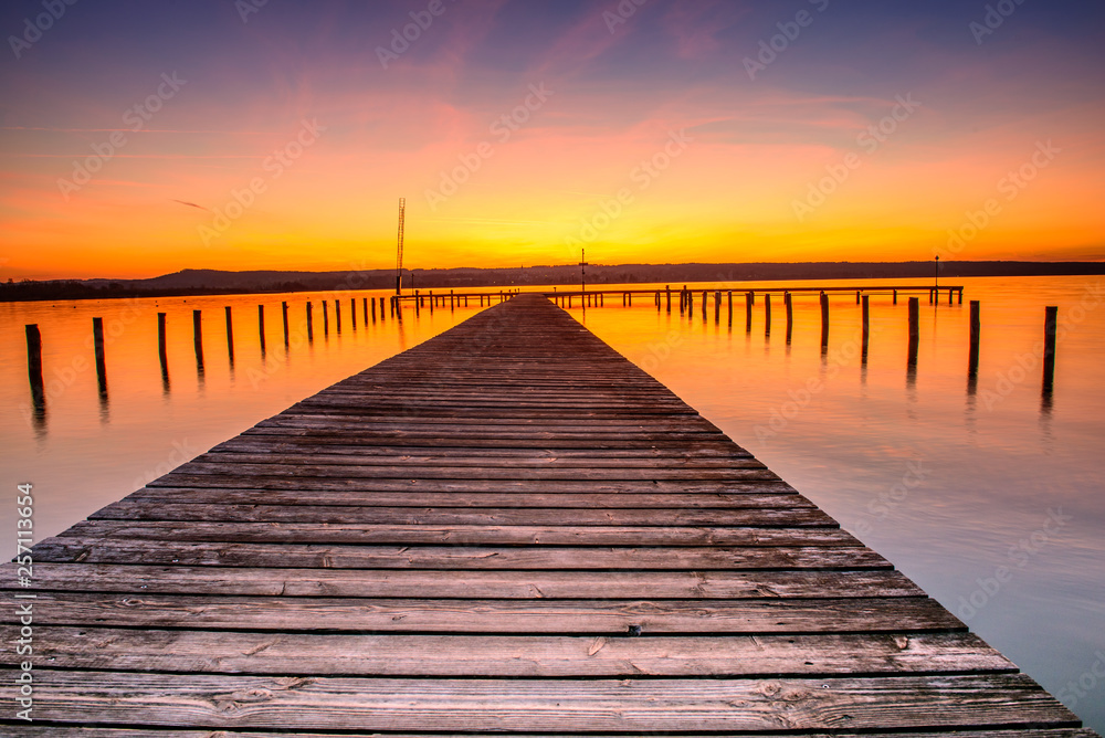 Naklejka premium Sonnenuntergang