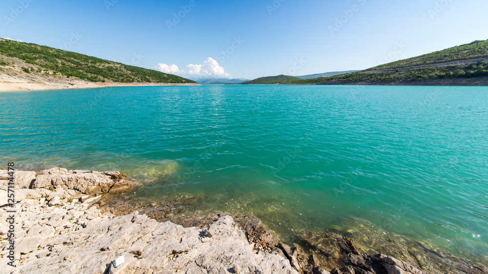 Fototapeta premium Lake Bileca, Bosnia and Herzegovina