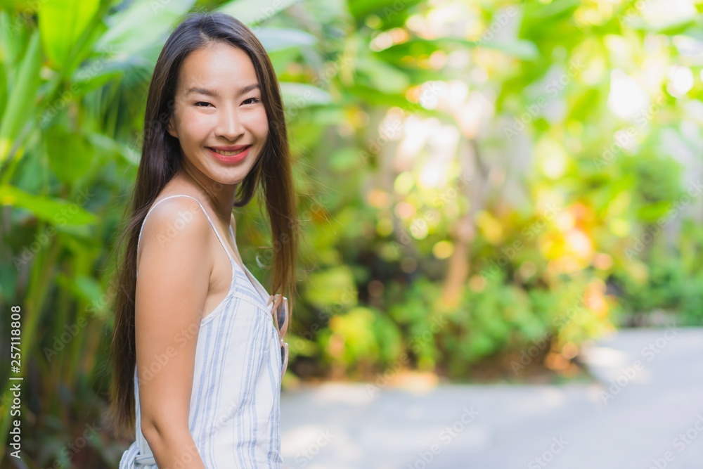 Beautiful young asian woman happy smile life style Beautiful young asian woman happy smile life style