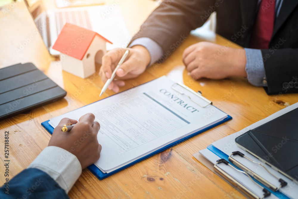 Business man discussion investment with sign a contract in meeting room. contract and agreement concept. Business man discussion investment with sign a contract in meeting room. contract and agreement concept.