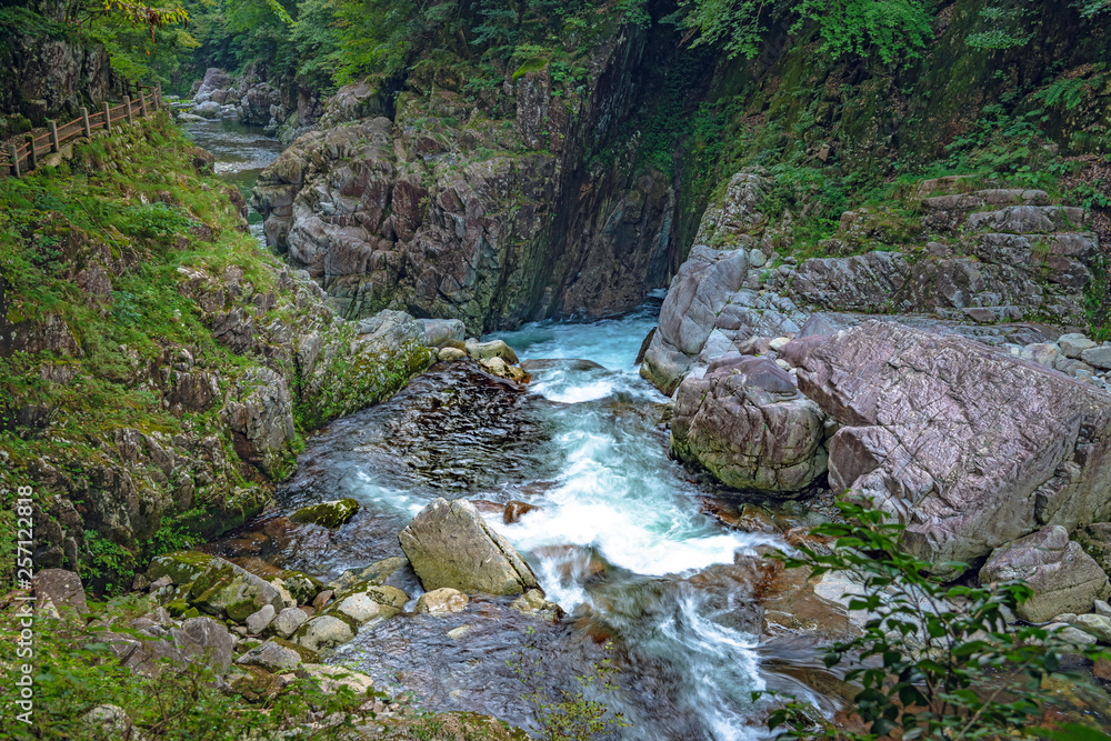 特別名勝三段峡 石樋