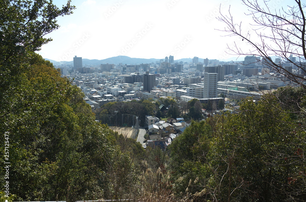 日本の岡山の風景
