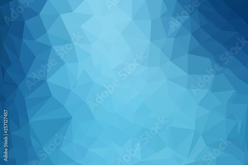 Elegant blue abstract low polygon vector background