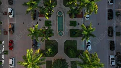 Aerial Florida Boca Raton Mizner Park lifestyle center photo