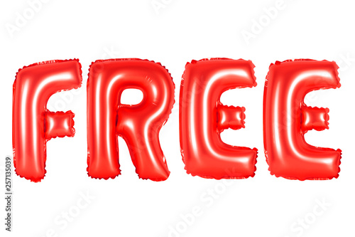 free, red color