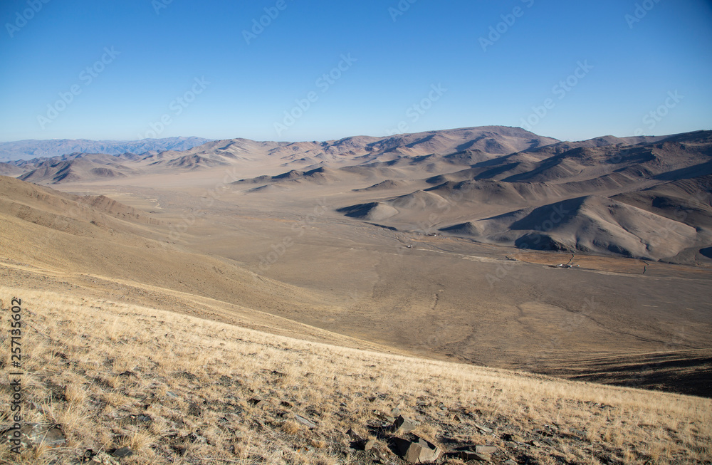 remote valley in Western Mongolia