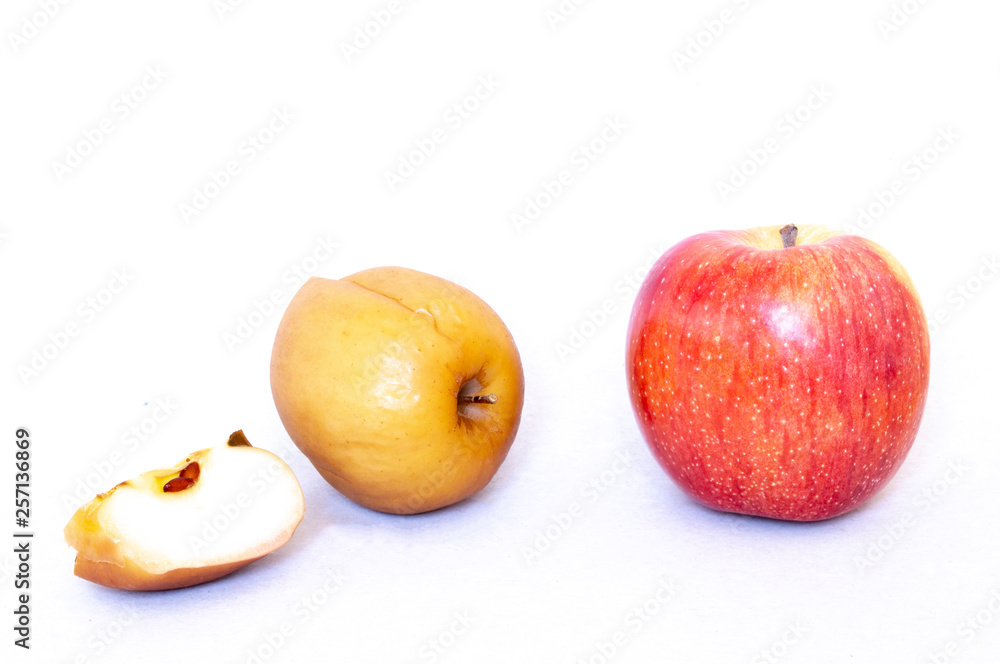 baked Apple and a number of baked red Apple baked Apple and a number of baked red Apple