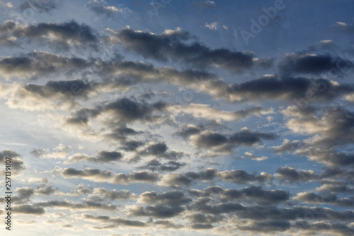 Fototapeta Naklejka Na Ścianę i Meble -  Clouds in sunrise