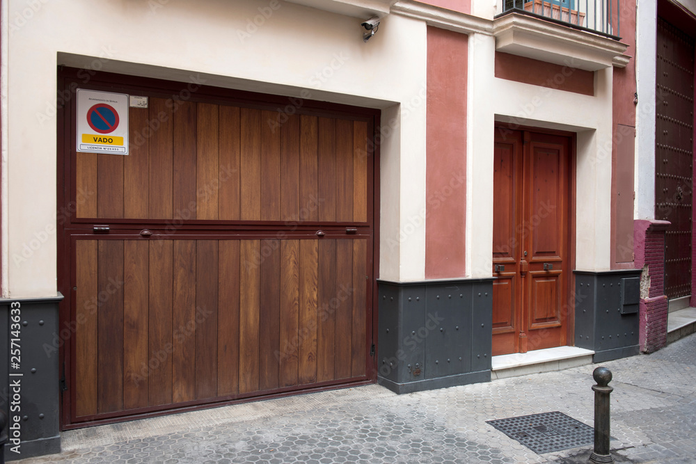 Fototapeta premium Closed And Locked Door