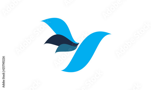 bird blue logo