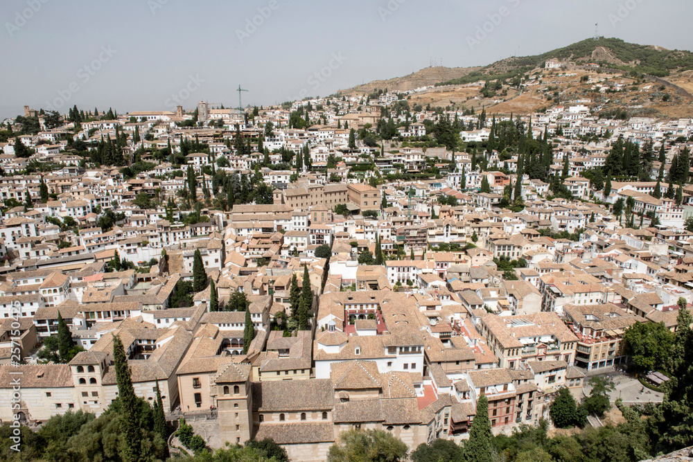 City View From Alhambra Palace