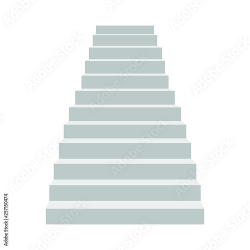 Stairs vector design illustration isolated on white background