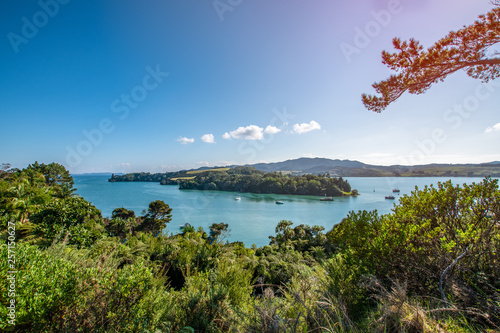 A beautiful view of the historic Mangonui harbour in the far north of New Zealand photo
