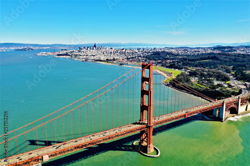 Golden Gate Bridge from above.. Amazing DJI Mavic 2 Photos