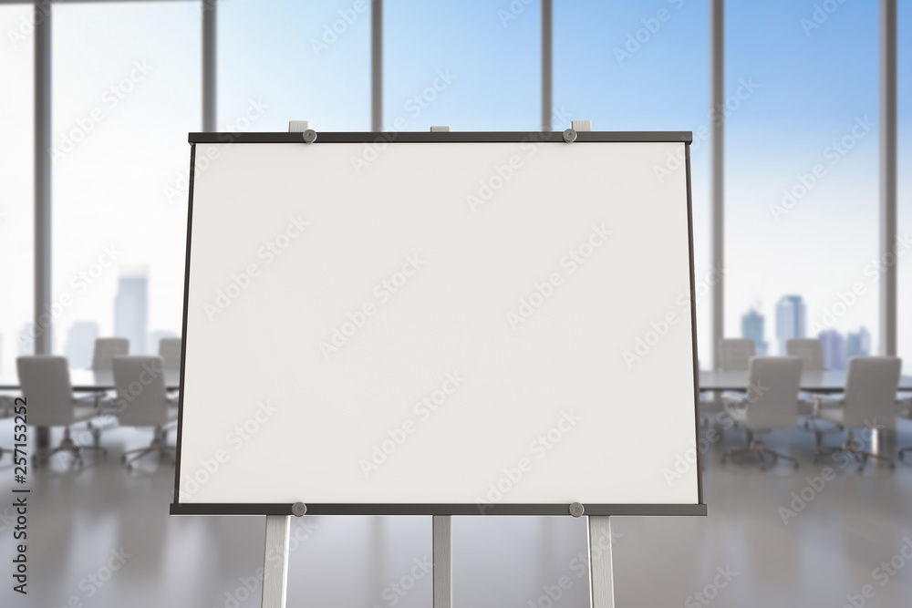 empty canvas with easel empty canvas with easel