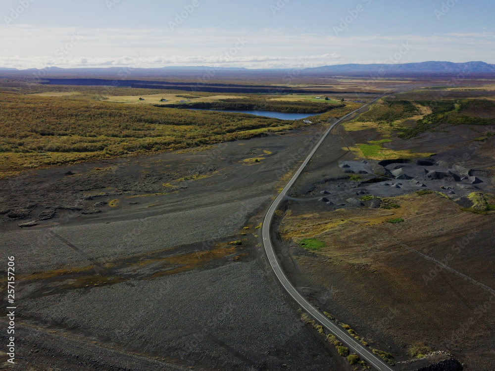 Island aus der Luft - Gletscher, Geysire und Brücken Luftbilder