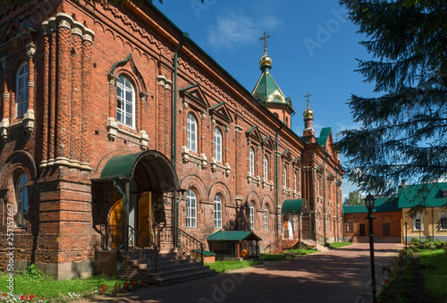 The Church of St. James the Righteous in the Borovichsky Holy Spirit Monastery. Borovichi, Russia photo