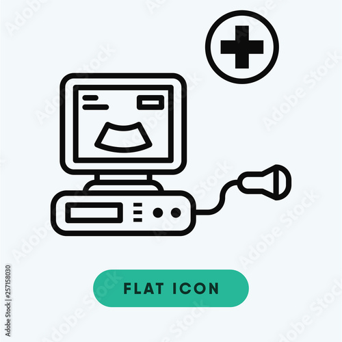 Ultrasound vector icon