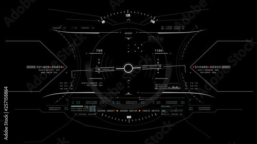 Obraz na plátně Aerial view from the fighter plane's cockpit flying in the lime stone mountain c