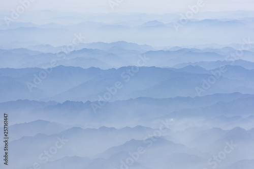 layers of the mountain landscape