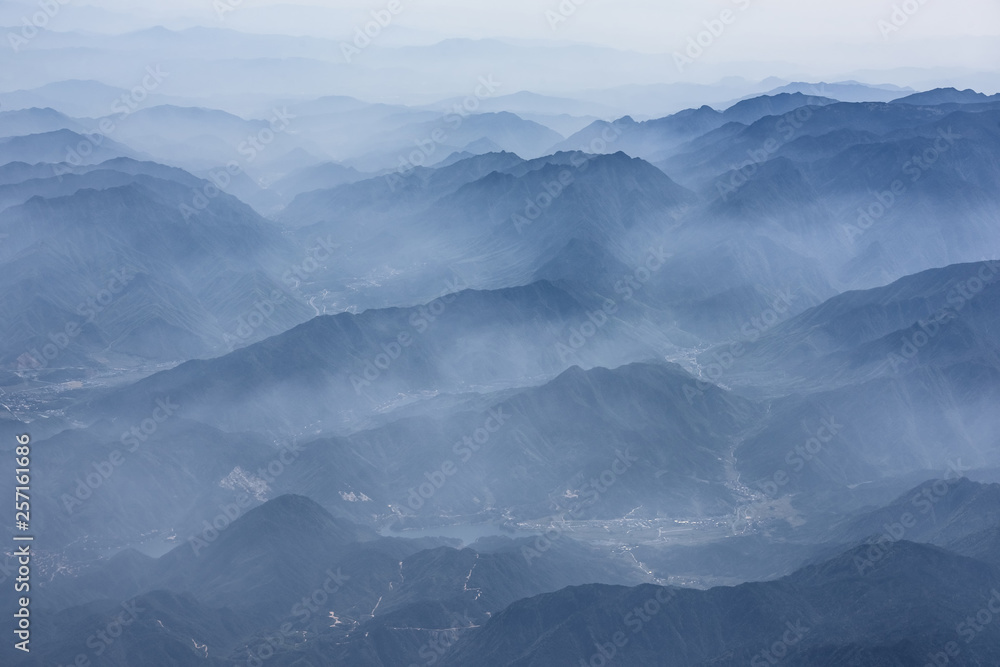 layers of the mountain landscape