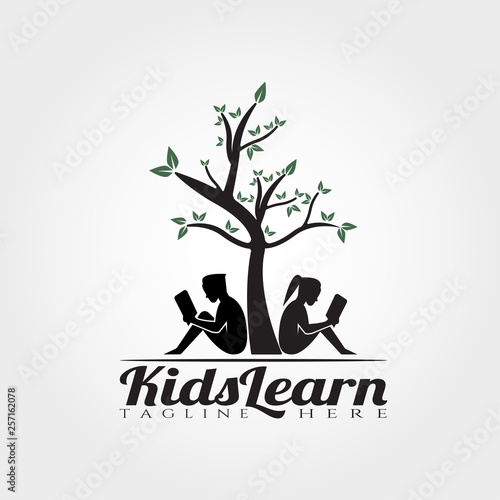 kids or children learning icon